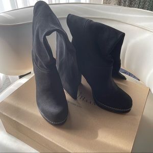 Cole Haan Nola Black Slouch Boots sz 7